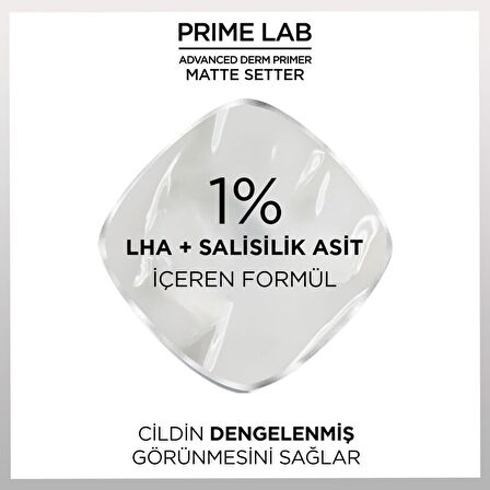 L'Oréal Paris Prime Lab Doğal Matlaştırıcı 30 ml Makyaj Bazı