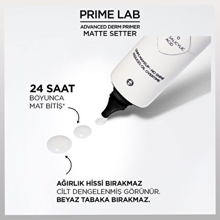 L'Oréal Paris Prime Lab Matte Setter Matlaştırıcı Makyaj Bazı