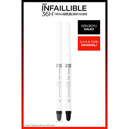 L'Oréal Paris Infaillible Meta Light Jel Göz Kalemi - Polar White