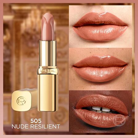 L'Oréal Paris Color Riche Saten Bitişli Ruj - 505 Nude Resilient