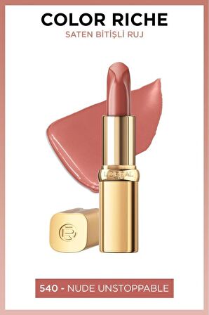 L'Oréal Paris Color Riche Saten Bitişli Ruj - 540 Nude Unstoppable