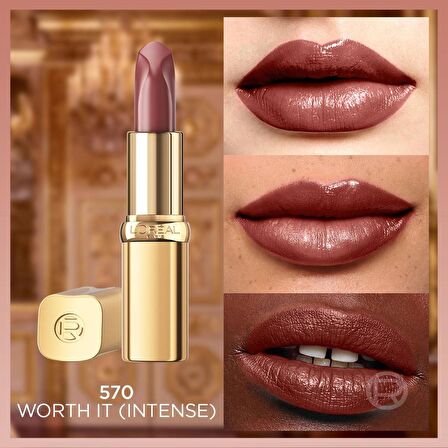 L'Oréal Paris Color Riche Saten Bitişli Ruj - 570 Worth It (Intense)