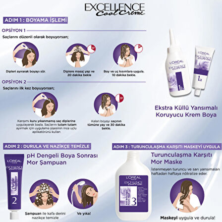 Loreal Paris Excellence Cool Creme 3-11 Ekstra Küllü Koyu Kahve