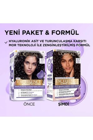 L'Oréal Paris Excellence Cool Creme 6.11 Ekstra Küllü Koyu Kumral Saç Boyası