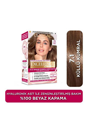 Loreal Excellence Creme 7.1 Küllü Kumral