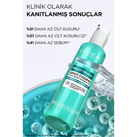 L'Oréal Paris Bright Reveal Cilt Kusuru İzi Karşıtı, Serum İçerikli Temizleme Jeli Niasinamid+Salisilik Asit 150ml