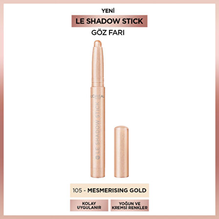 L'Oréal Paris Le Shadow Stick Göz Farı - 105 Mesmerizing Gold