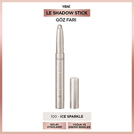 L'Oréal Paris Le Shadow Stick Göz Farı - 100 Ice Sparkle