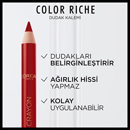 L'Oréal Paris Color Riche Dudak Kalemi - 300 Le Rouge Paris