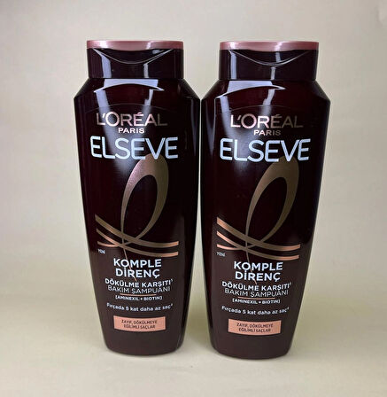L'oreal PARİS Elseve KOMPLE DİRENÇ ŞAMPUAN 285*2 Adet