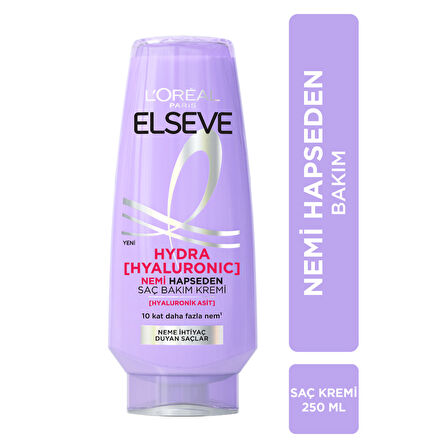 L'Oréal Paris Elseve Hydra [Hyaluronic] Nemi Hapseden Saç Bakım Kremi 250ml