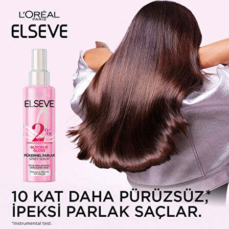 L'Oréal Paris Elseve Glycolic Gloss Mükemmel Parlaklık Veren Saç Bakım Sprey Serumu 150ml