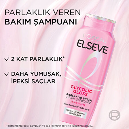 L'Oréal Paris Elseve Glycolic Gloss Parlaklık Veren Bakım Şampuanı 300ml