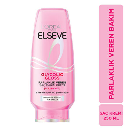 L'Oréal Paris Elseve Glycolic Gloss Parlaklık Veren Saç Bakım Kremi 250ml