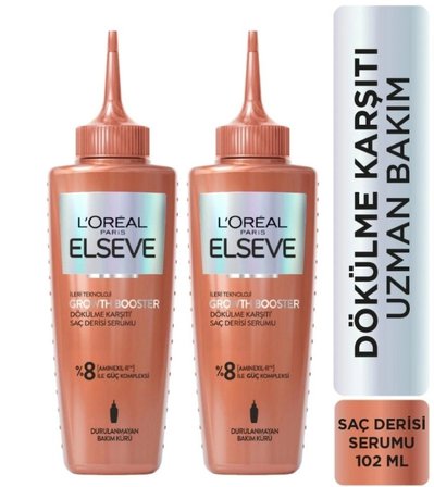 Elseve Growth Booster Dökülme Karşıtı Saç Derisi Serumu 2 x 102 ML