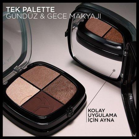L'Oréal Paris Eye & Cheek Quad - 03 Autumn Nude Dörtlü Far ve Yanak Paleti