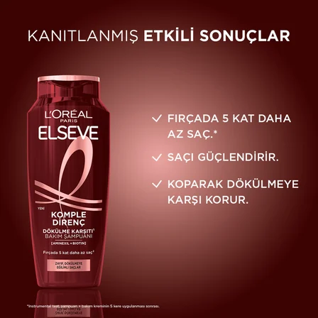 L'Oréal Paris Elseve Komple Direnç Dökülme Karşıtı Şampuan 700 ml
