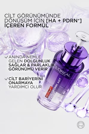 L'Oréal Paris Revitalift Filler [Hyaluronik Asit +Pdrn+] İ̇Çeren Dolgunlaştırıcı Yenileyici Nemlendirici Serum 30 Ml