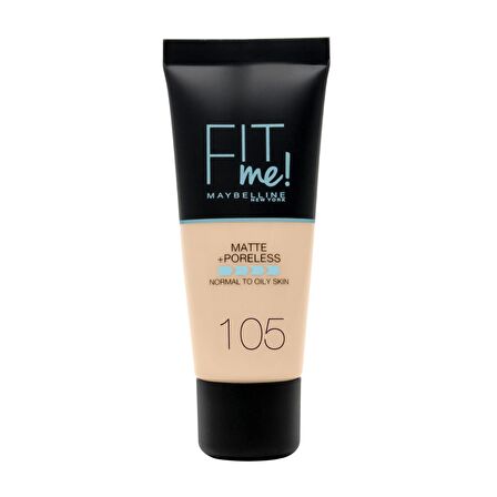 Fit Me Matte+Poreless Fondöten 105 Natural Ivory