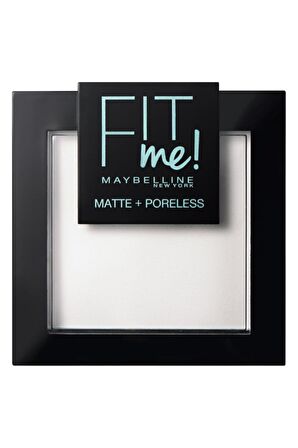 Maybelline New York Fit Me Matte+Poreless Pudra - 90 Translucent (Transparan)