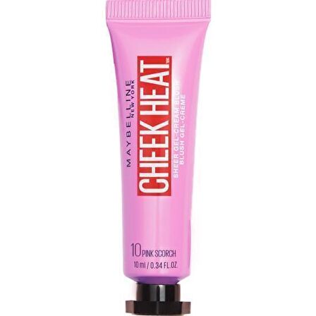 Maybelline New York Cheek Heat Likit Allık - 10 Scorch - Pembe