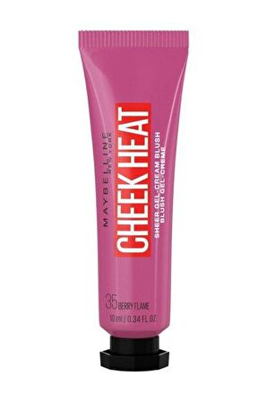 Maybelline New York Cheek Heat Likit Allık - 35 Berry Flame - Koyu Pembe