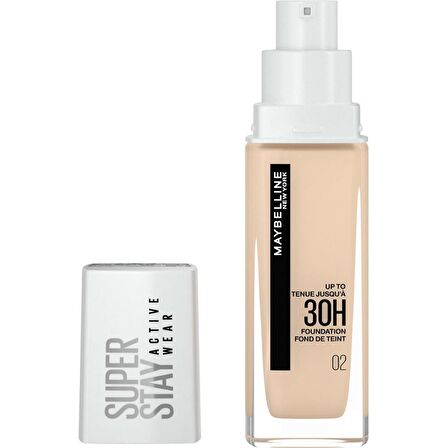 Maybelline New York Superstay Active Wear Fondöten - 02 Naked Ivory