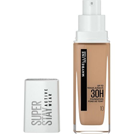 Maybelline New York Superstay Active Wear Fondöten - 10 Ivory