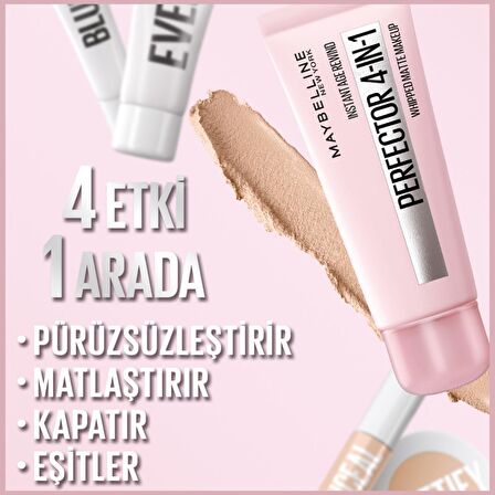 Maybelline New York Instant Perfector 4 ETKİ 1 ARADA Fondöten - Light (Orta Ton)