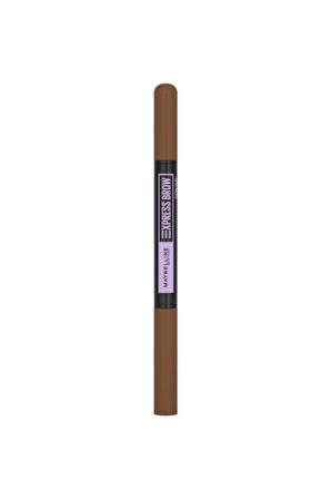 Maybelline New York Express Brow Satin Duo Çift Taraflı Kaş Kalemi - 02 Orta Ton