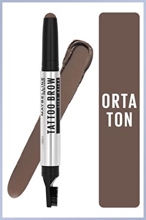 Maybelline New York Tattoo Brow Lift Kaş Kalemi - 03 Medium Brown (Orta Ton)