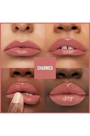 Maybelline Dudak Dolgunlaştırıcı Parlatıcı Kalıcı Işıltılı Dudaklar Nemlendirici Lip Gloss Seti 100 Charmed-007 Amber