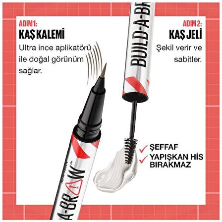 Build a Brow 2in1 Kaş Kalemi ve Jeli Soft Brown