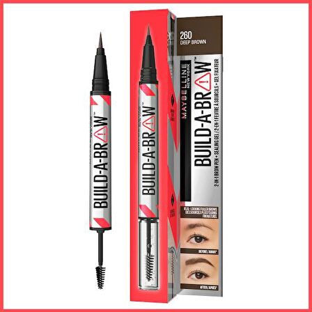 Build a Brow 2in1 Kaş Kalemi ve Jeli Deep Brown