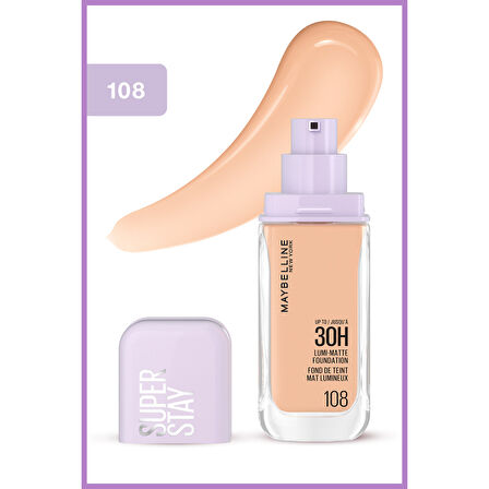 Maybelline New York Super Stay Lumi Matte Fondöten - 108