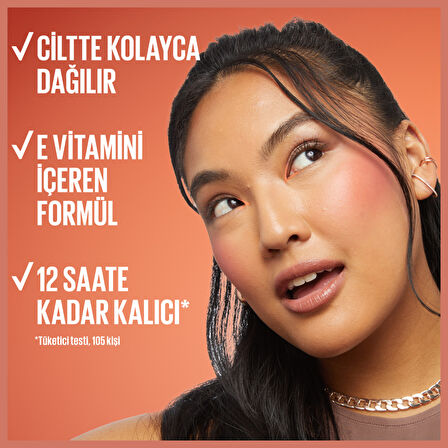 Maybelline New York Sunkisser Hazy Matte Likit Allık - 36 Spicy Red