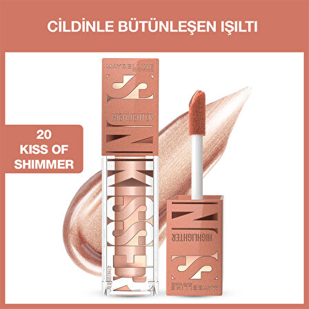 Maybelline New York Sunkisser Likit Aydınlatıcı Highlighter - 20 Kiss of Shimmer