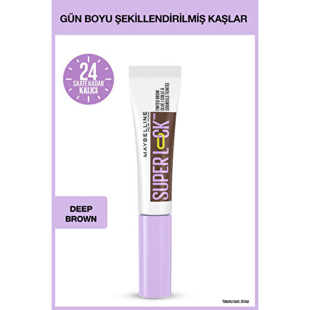 Super Lock Brow Glue Kaş Sabitleyici Maskara -  Deep Brown