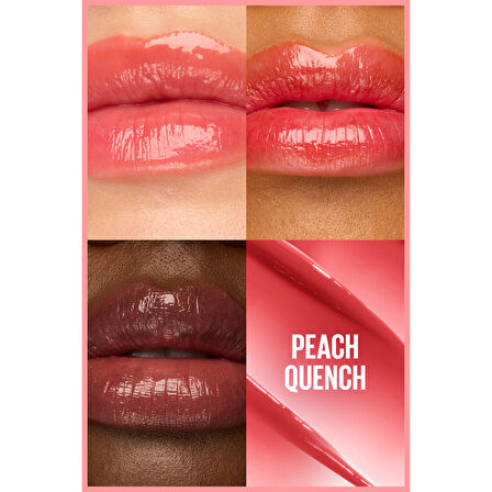 Maybelline New York Lifter Glaze Shea Yağı ve Hyalüronik Asit içeren Renkli Dudak Balmı - 05 Peach Quench