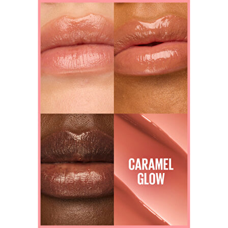 Maybelline New York Lifter Glaze Shea Yağı ve Hyalüronik Asit içeren Renkli Dudak Balmı - 06 Caramel Glow
