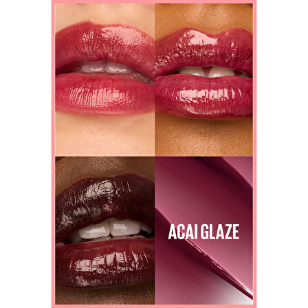 Maybelline New York Lifter Glaze Shea Yağı ve Hyalüronik Asit içeren Renkli Dudak Balmı - 08 Acai Glaze