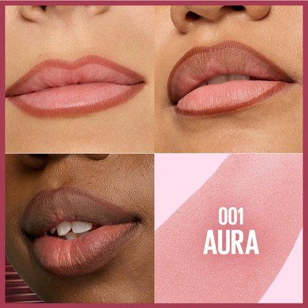 Maybelline New York Super Stay Peel Off Soyulabilen Dudak Tinti - 24 Saate Kadar Kalıcı Dudak Renklendirme -  01 Aura