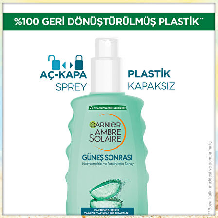  Garnier Ambre Solaire Güneş Sonrası Nemlendirici Ferahlatıcı Sprey 200 Ml