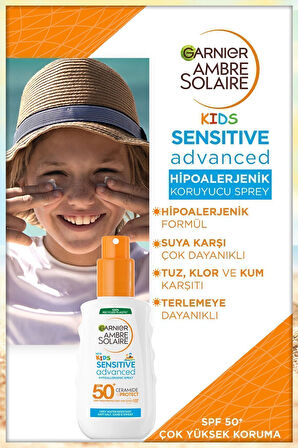 Ambre Solaire Bronzlaştırıcı Yağ 200ml&sensitive Advanced Güneş Koruyucu Çocuk Sprey Gkf50 150ml