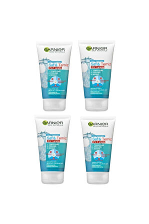 Garnier 3 Ü 1 Arada Temizleme + Peeling + Maske X 4 Adet