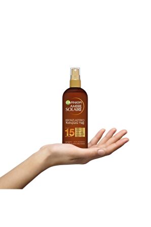 Garnier Ambre Solaire Bronzlaştırıcı Koruyucu Yağ Spf 15 150ML