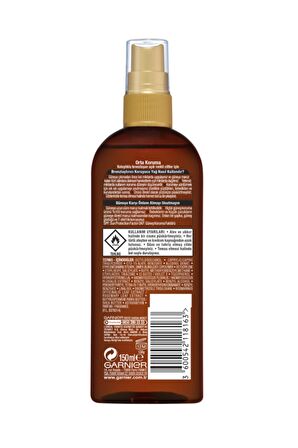 Garnier Ambre Solaire Bronzlaştırıcı Koruyucu Yağ Spf 15 150ML