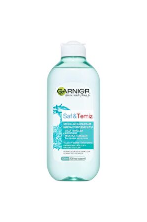 Garnier Saf & Temiz Micellar Kusursuz Makyaj Temizleme Suyu 400 ml