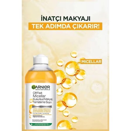 Garnier Çift Fazlı Micellar Kusursuz Temizleme Suyu 400 ml