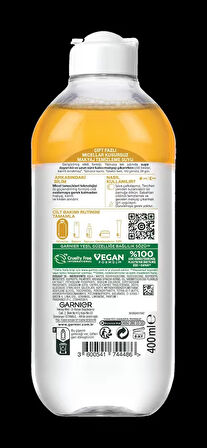 Garnier Çift Fazlı Micellar Kusursuz Temizleme Suyu 400 ml